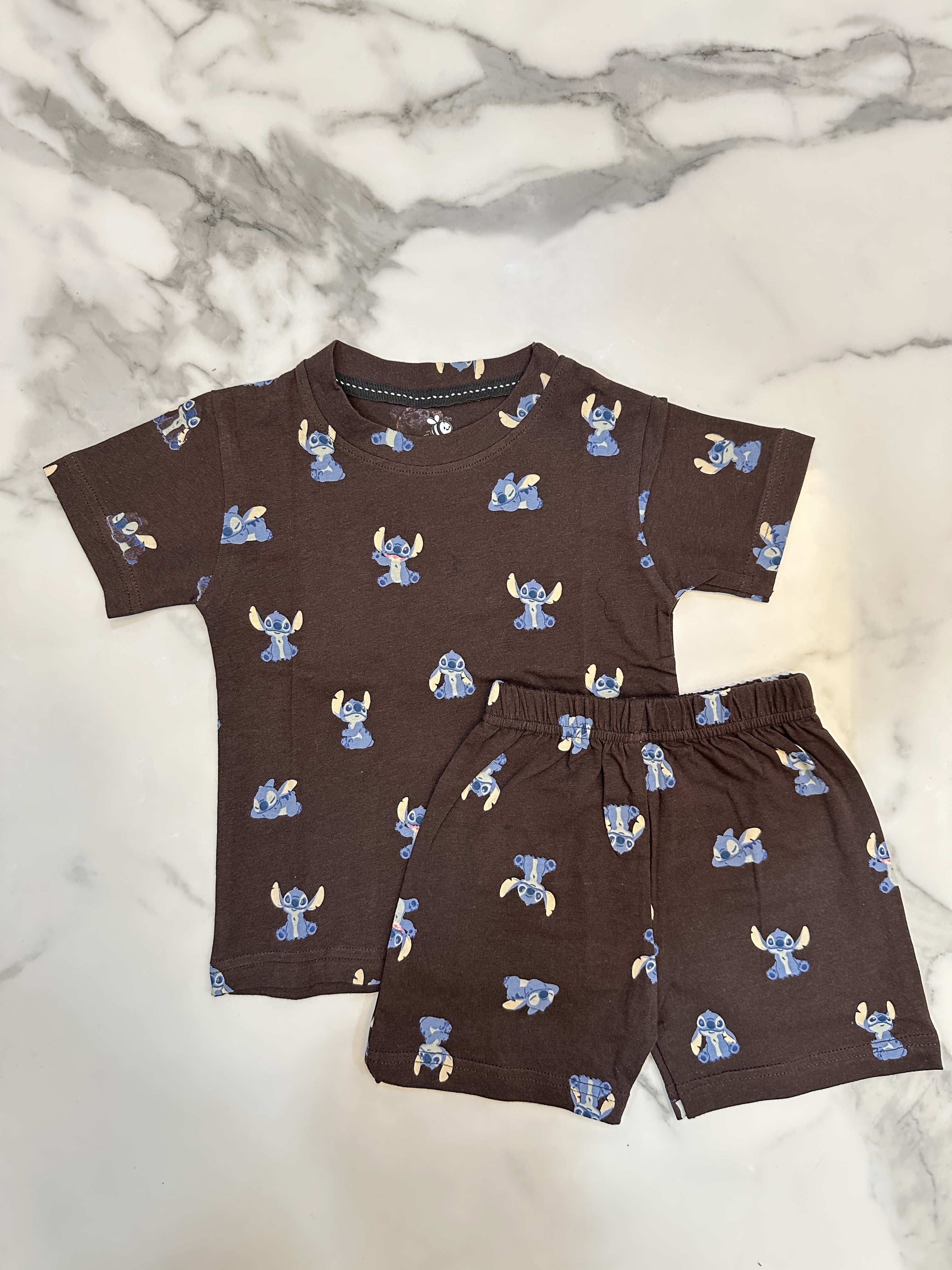 Stitch Coffee Brown Co-ords Set (Unisex)
