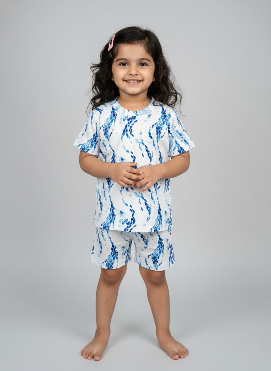 Blue ocean Co-ords Set (Unisex)