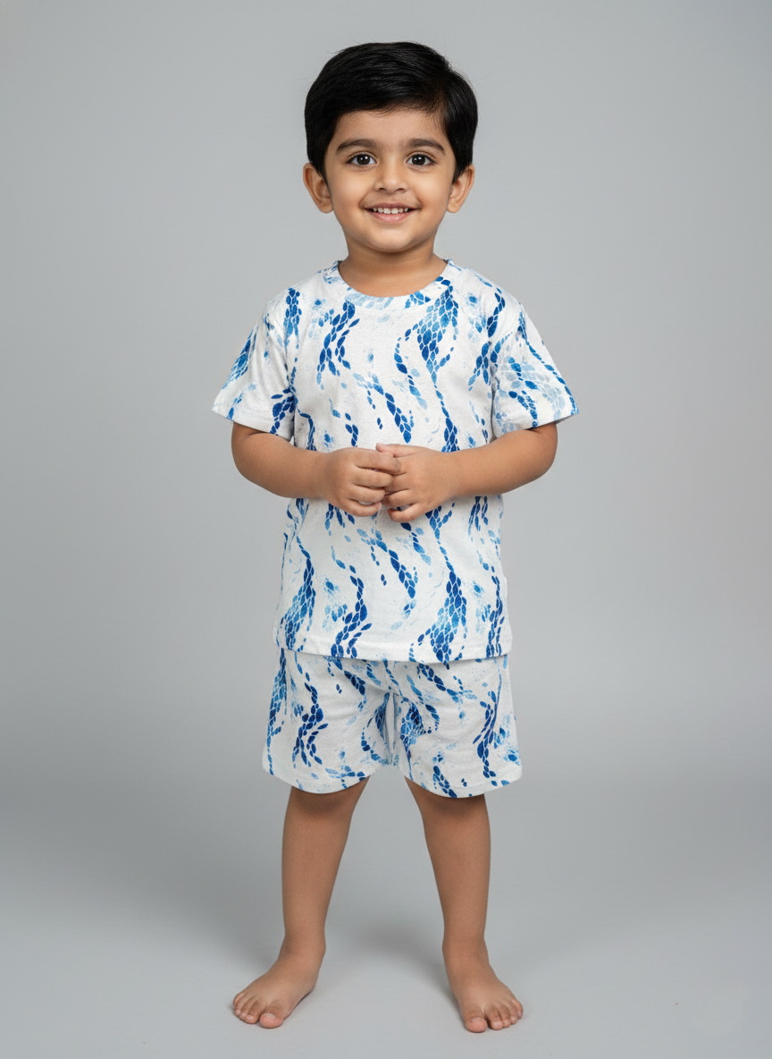 Blue ocean Co-ords Set (Unisex)