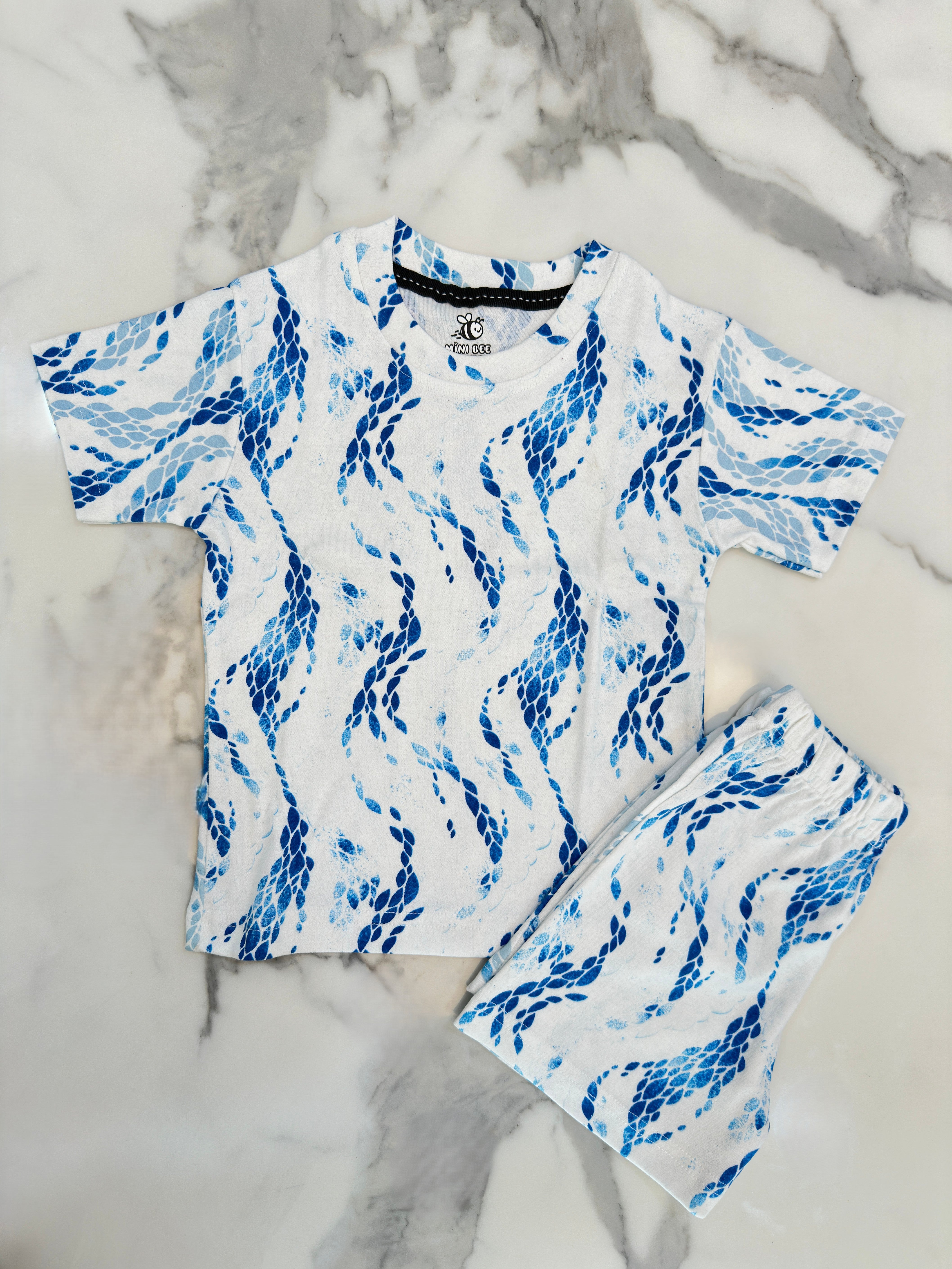 Blue ocean Co-ords Set (Unisex)