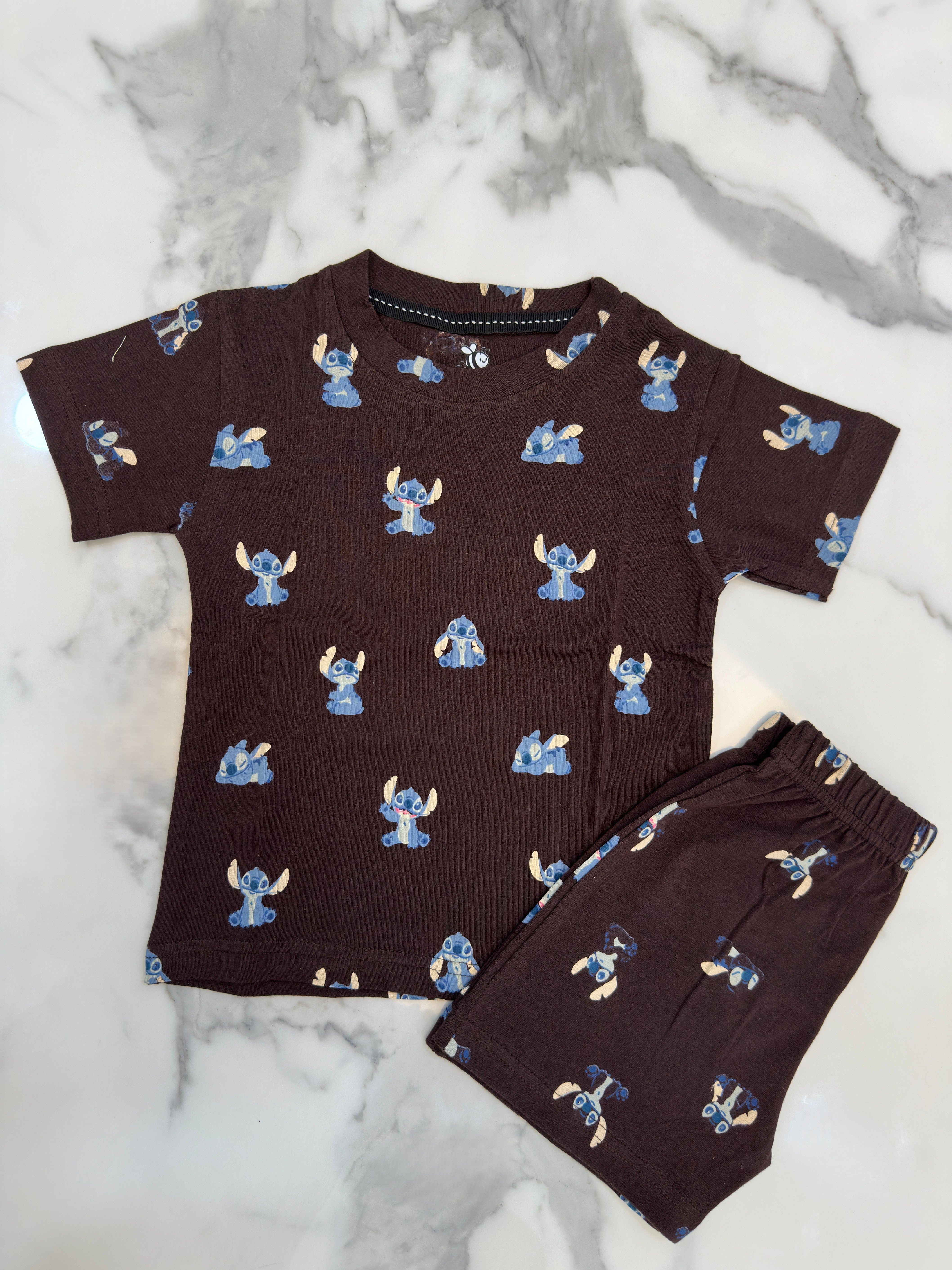 Stitch Coffee Brown Co-ords Set (Unisex)