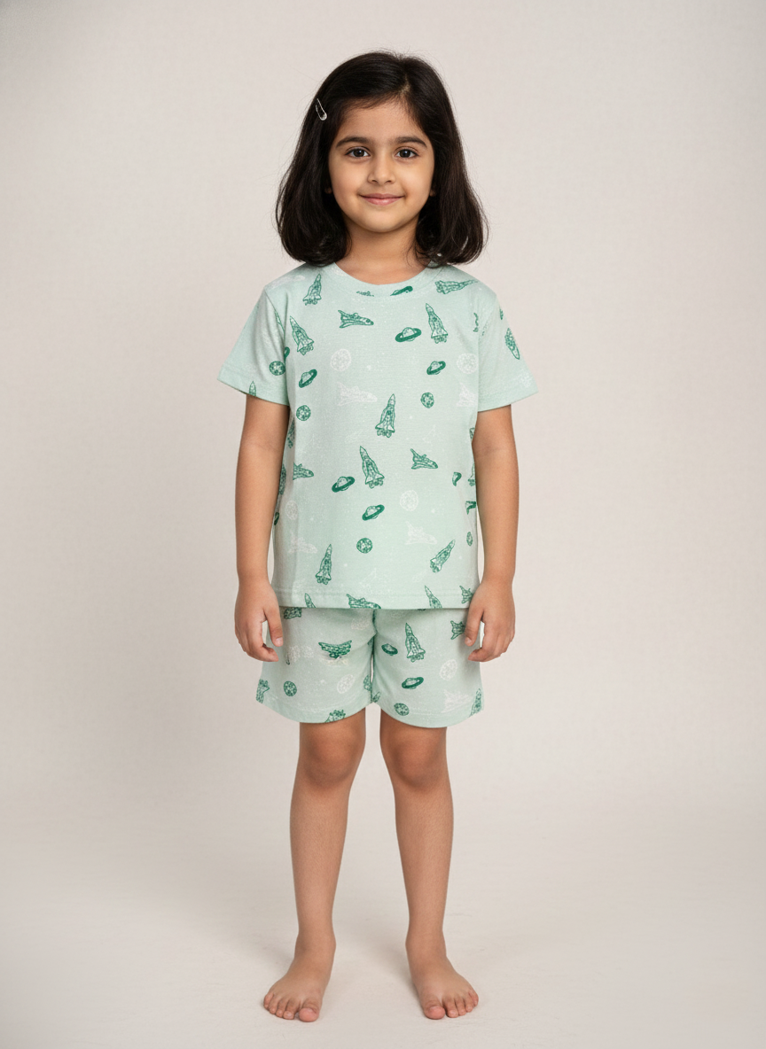 Mint Space Co-ords Set (Unisex)