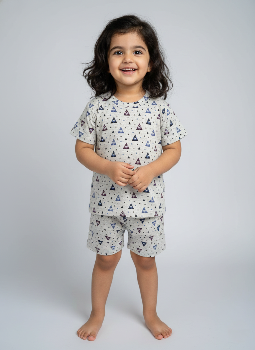 Triangle print Co-ords Set (Unisex)